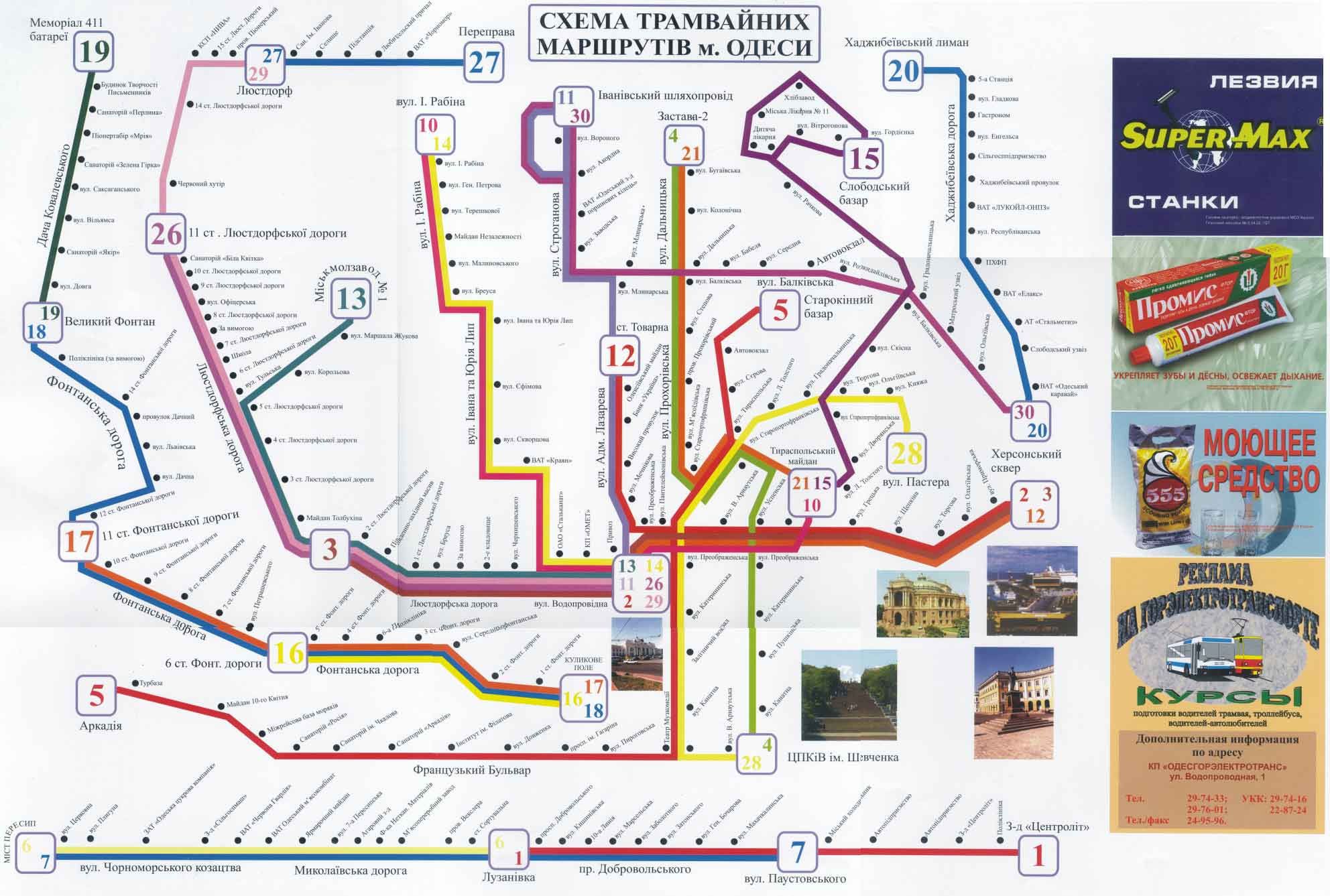 Ukraine rail train tram maps